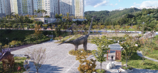恐竜の足跡公園