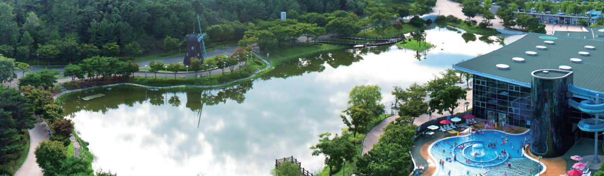 韓国最高レベルの都会の生態公園 蔚山大公園