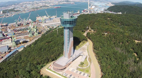 울산대교 전망대 전경