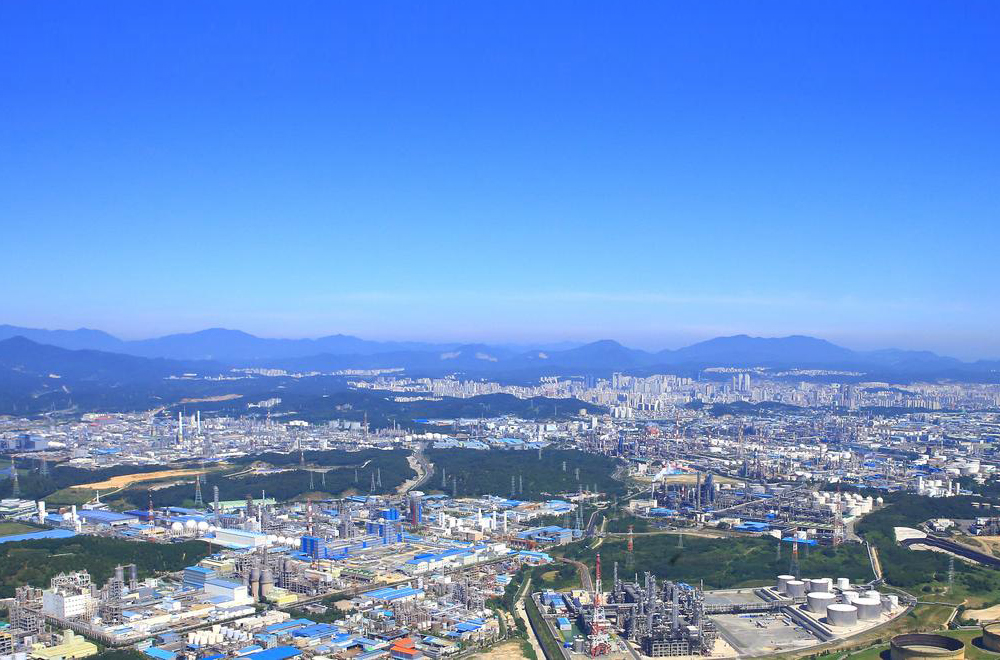 석유화학단지전경